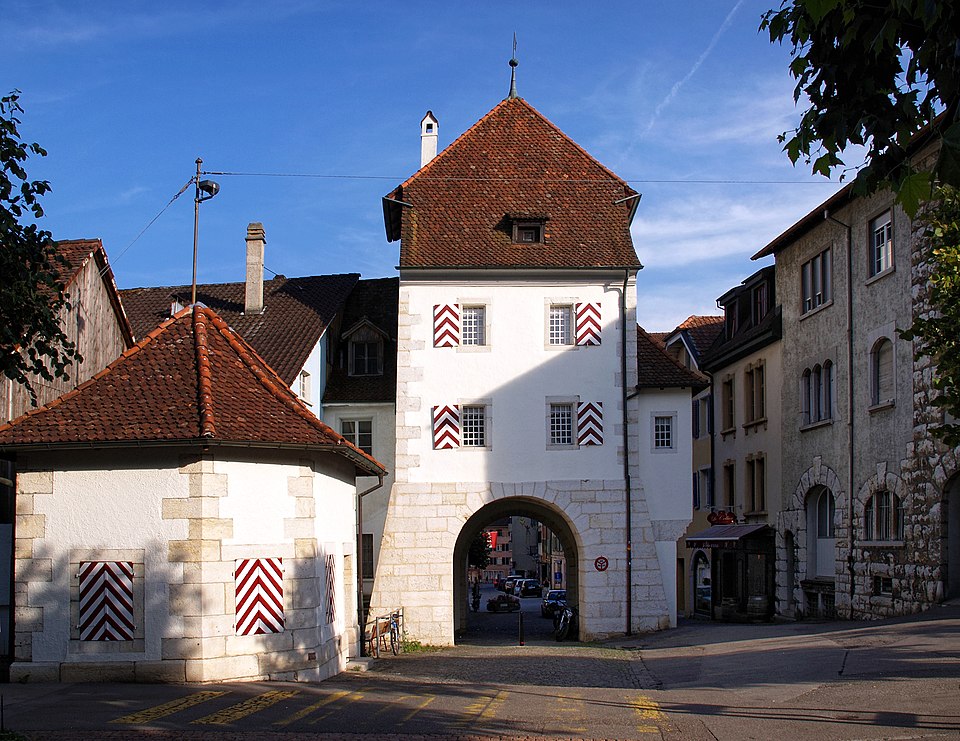 Vue de Delémont et du Jura suisse