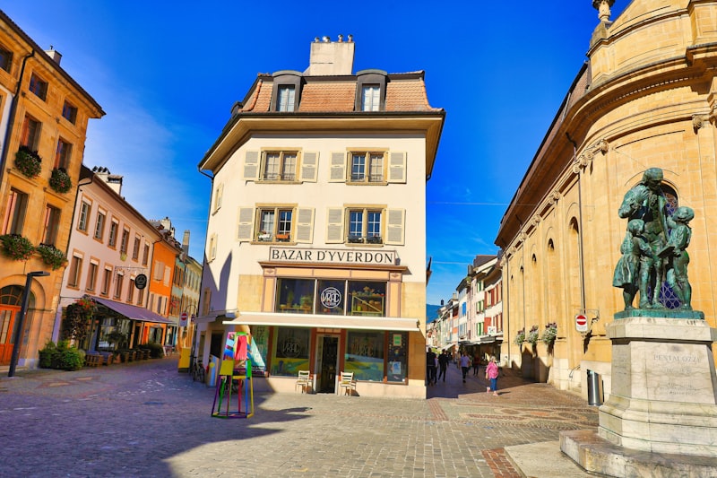 Vue d'Yverdon-les-Bains